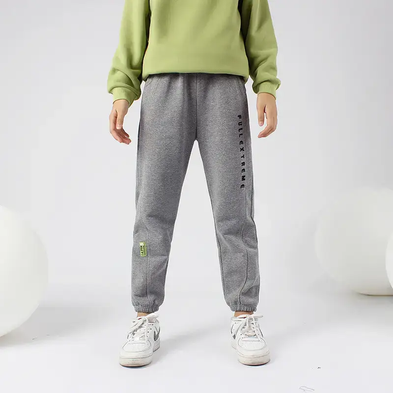 Kids Purple Korean Style Trousers for Boys Spring Autumn - Image 2