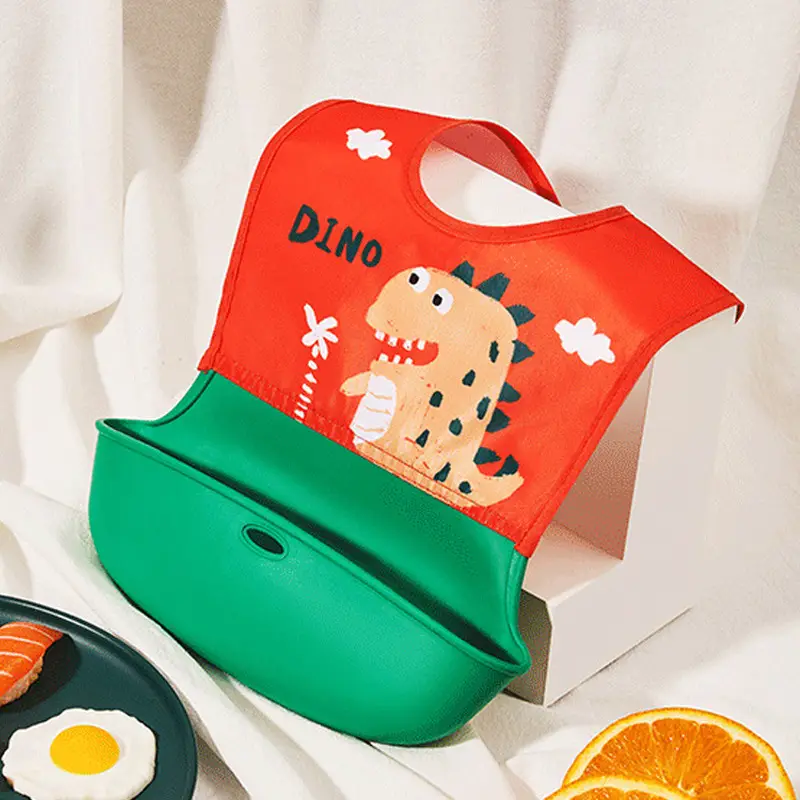 Baby Waterproof Bib for Eating Silicone Anti-Dirty - Image 17
