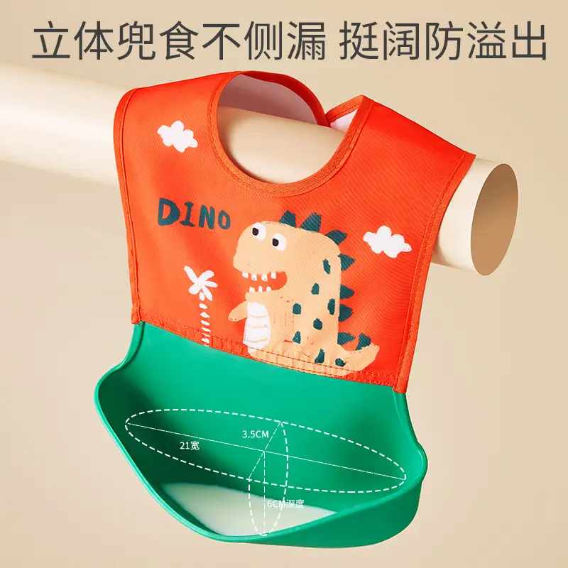 Baby Waterproof Bib for Eating Silicone Anti-Dirty - Image 19