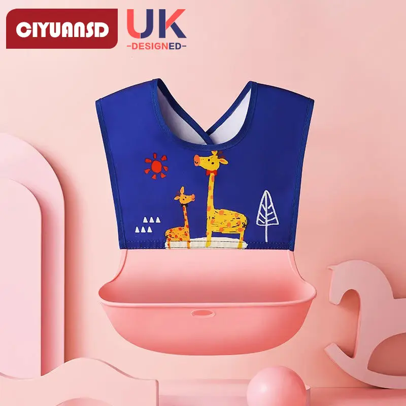Baby Waterproof Bib for Eating Silicone Anti-Dirty - Image 6