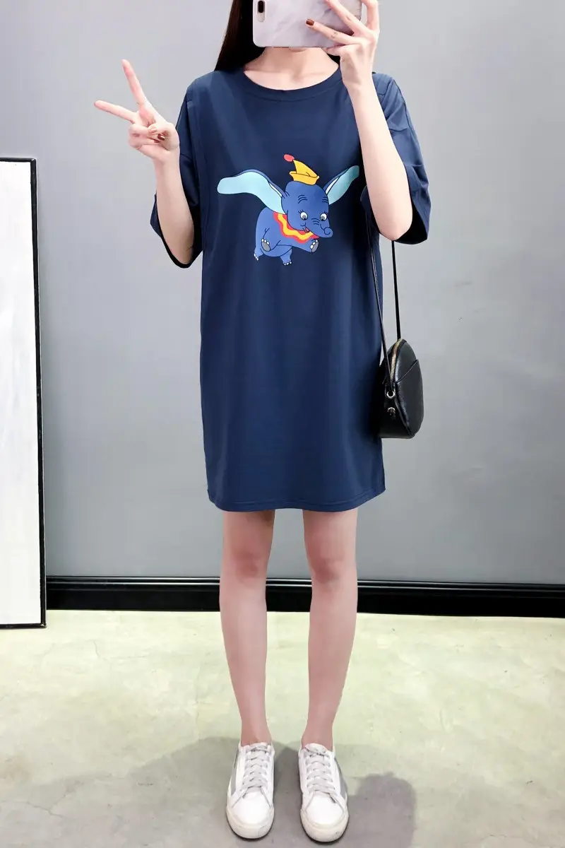 2022 Summer T-shirt Moon Cartoon Pregnant Mom Short Sleeve — feature 10