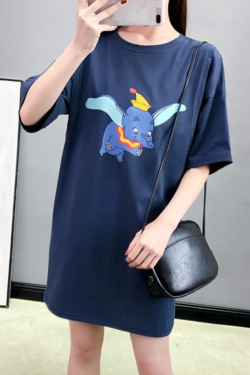 2022 Summer T-shirt Moon Cartoon Pregnant Mom Short Sleeve — feature 9