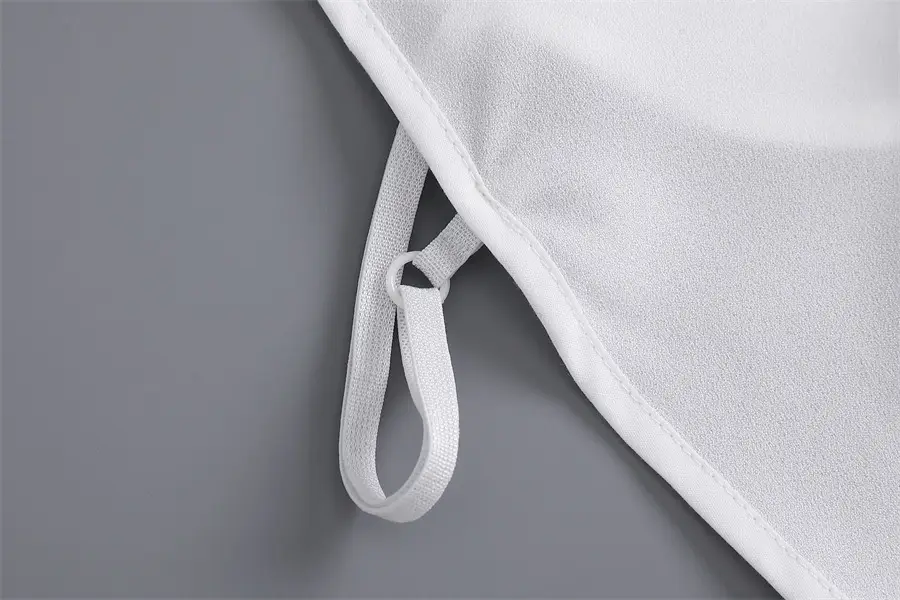 White Fake Collar with Ruffled Lace for Women — feature 14
