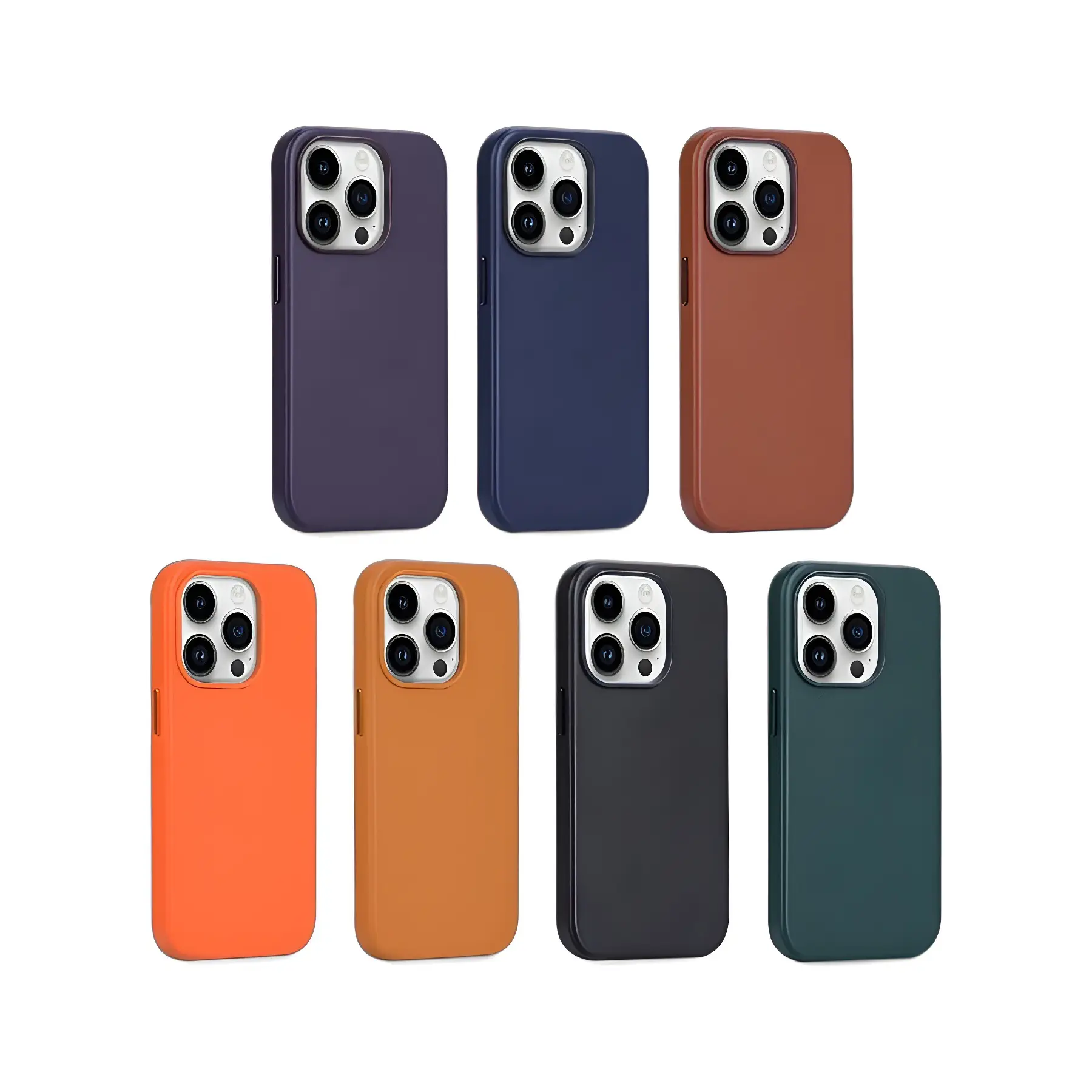 Anti-Fall Magnetic Phone Case 14 Pro Orange