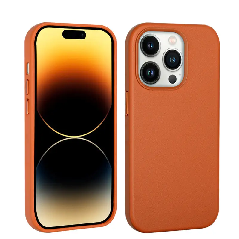 Anti-Fall Magnetic Phone Case 14 Pro Orange — feature 18