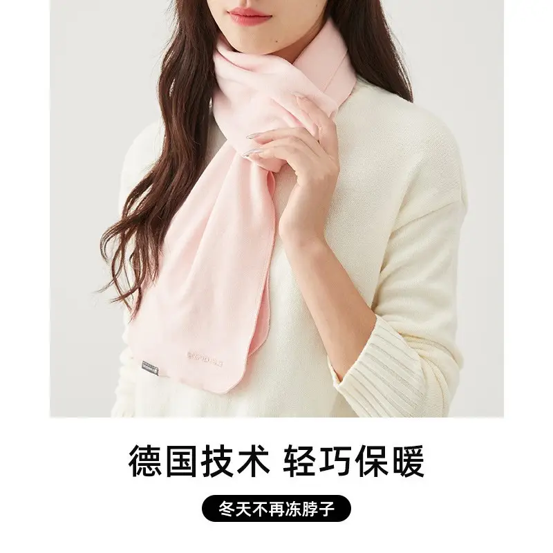 Women Knitted Wool Scarf Cream Warm All-match 2022 - Image 10