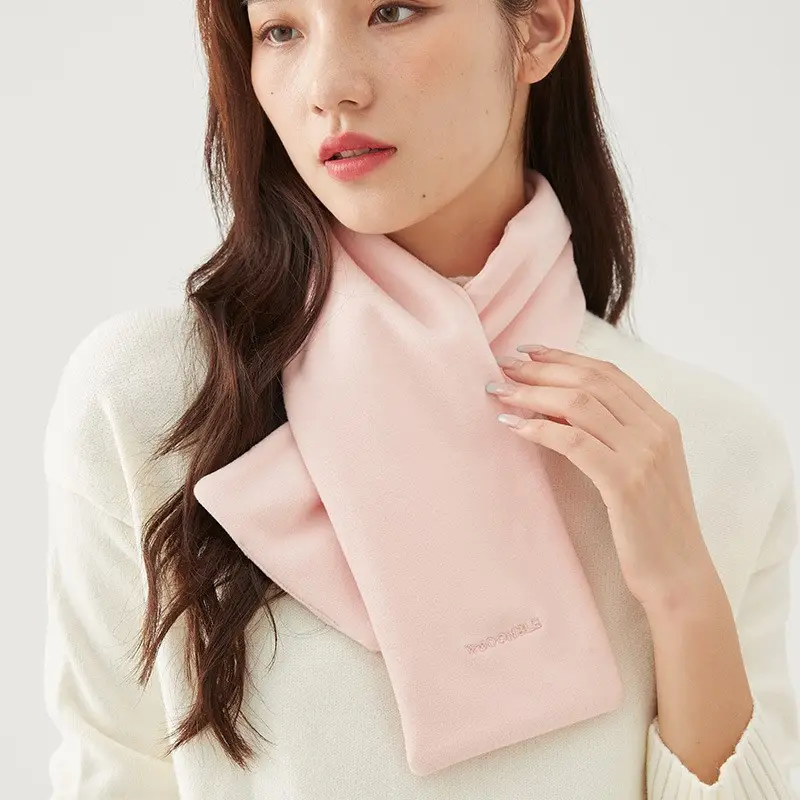 Women Knitted Wool Scarf Cream Warm All-match 2022 - Image 6