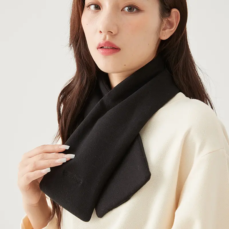 Women Knitted Wool Scarf Cream Warm All-match 2022 - Image 8