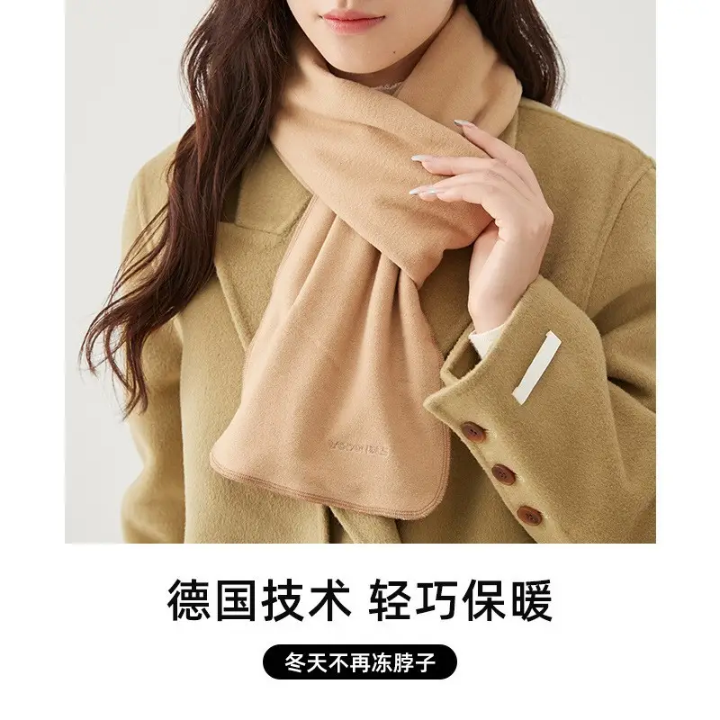 Women Knitted Wool Scarf Cream Warm All-match 2022 - Image 9