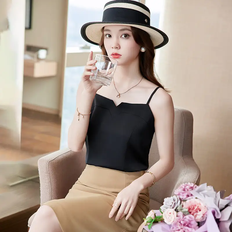 Elastic Slim Camisole Top for Women Summer 2026 - Image 2