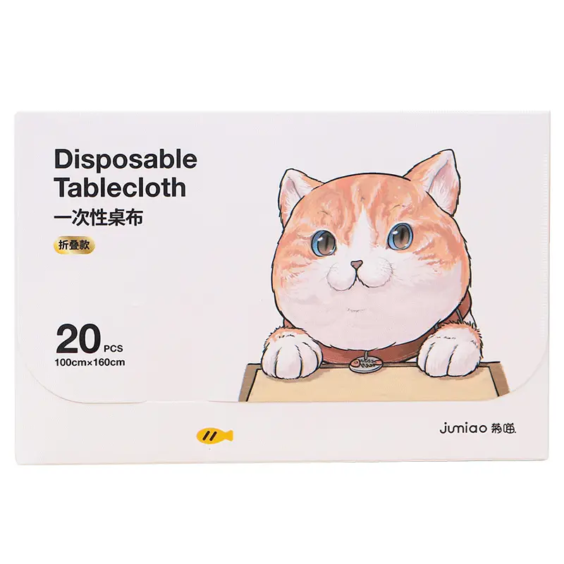 Disposable Tablecloth 3 Pack Cat Design 20x20cm - Image 16