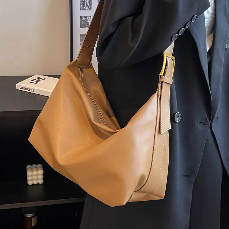 Korean Retro Shoulder Bag Brown Women 2026 - Image 7