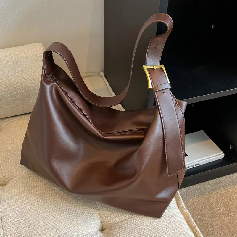 Korean Retro Shoulder Bag Brown Women 2026 - Image 8
