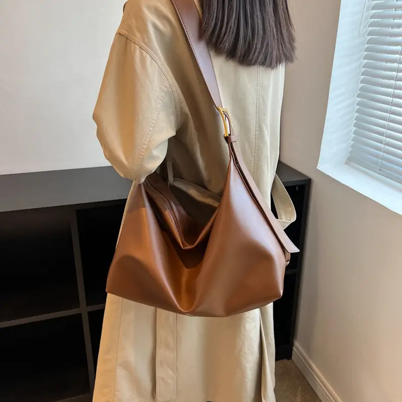 Korean Retro Shoulder Bag Brown Women 2026 - Image 4