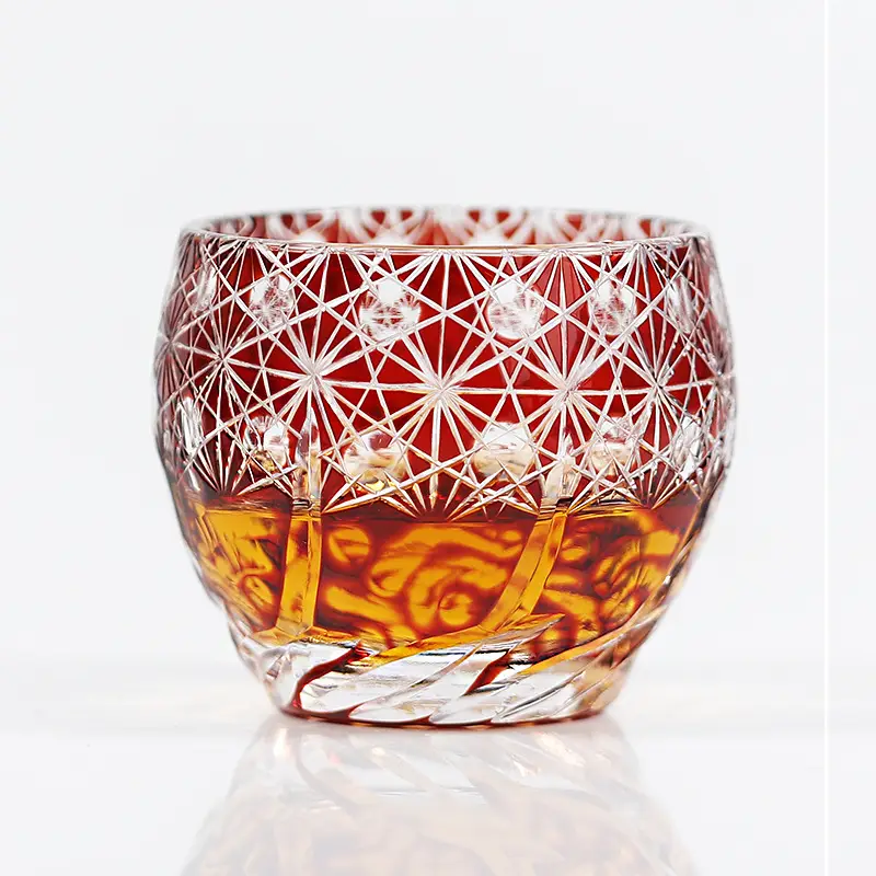 Japanese Edo Kiriko Crystal Glass Wine Glass Set 60ml Small — feature 12