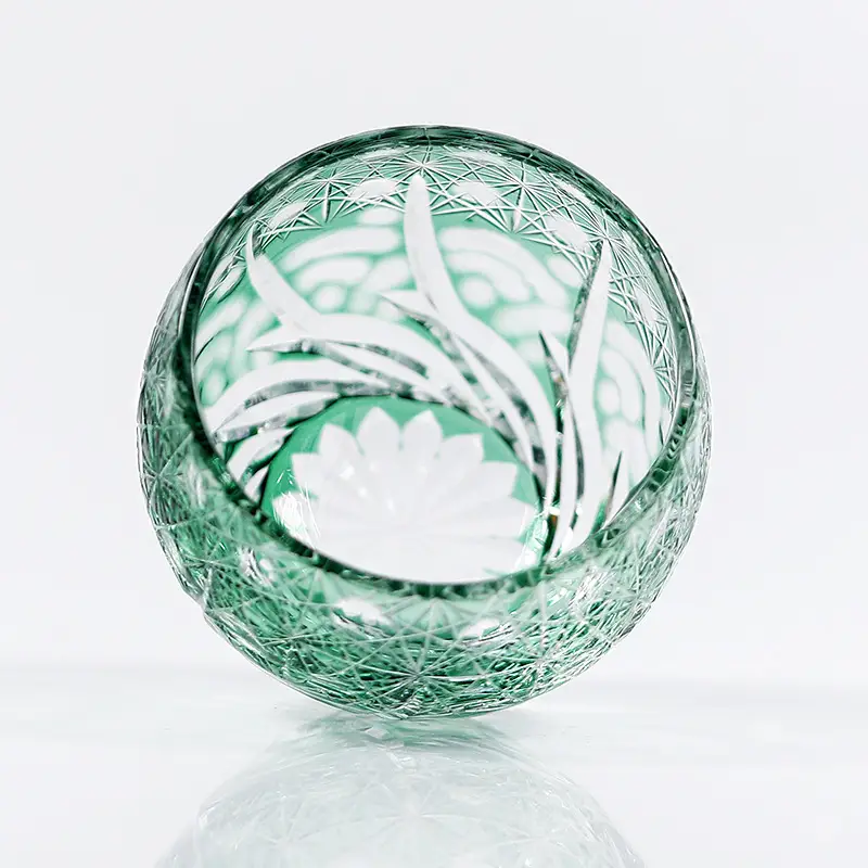 Japanese Edo Kiriko Crystal Glass Wine Glass Set 60ml Small — feature 19
