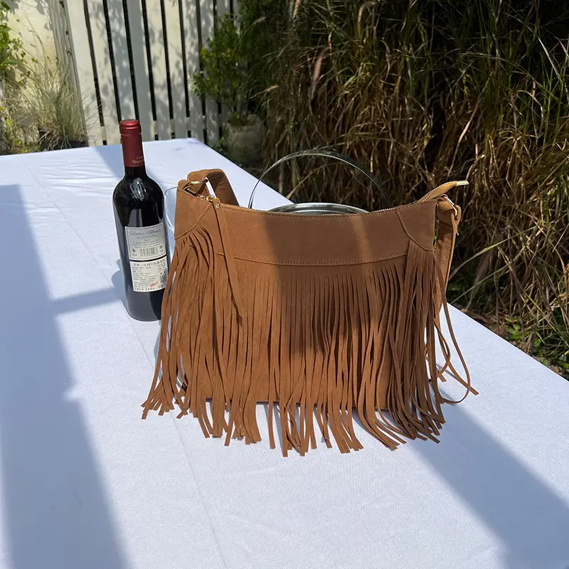 Retro Tassel Crossbody Bag for Women 2026 Summer - Image 3