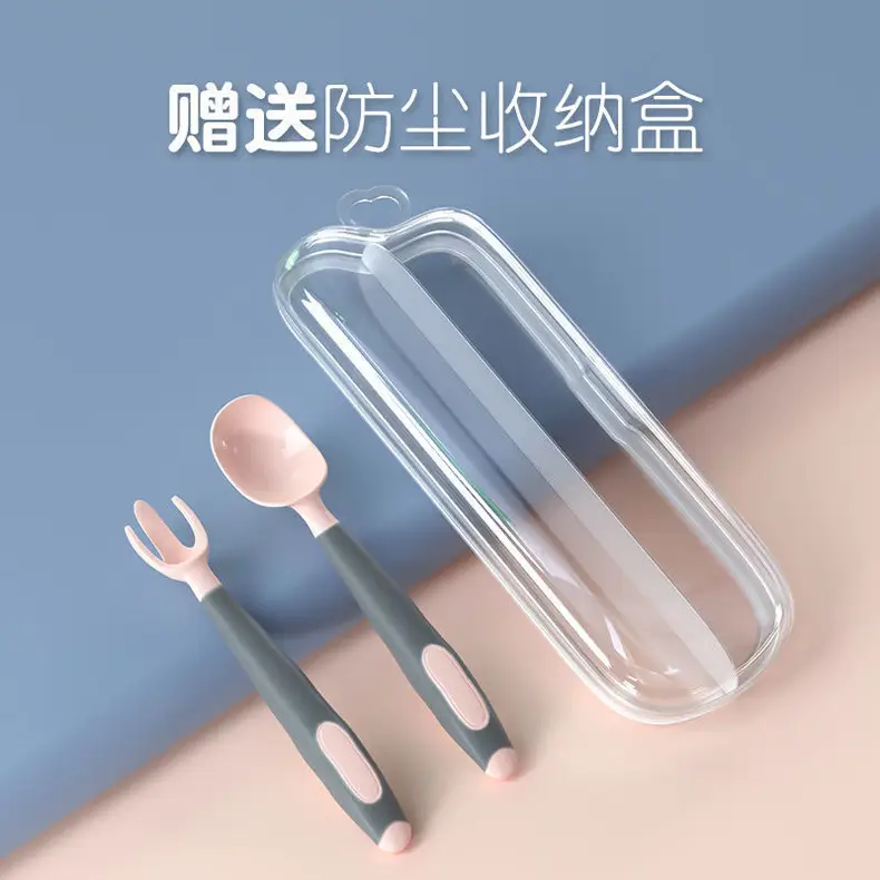 Baby Learning Spoon Tilt Tableware Soft Hair Tool - Image 10
