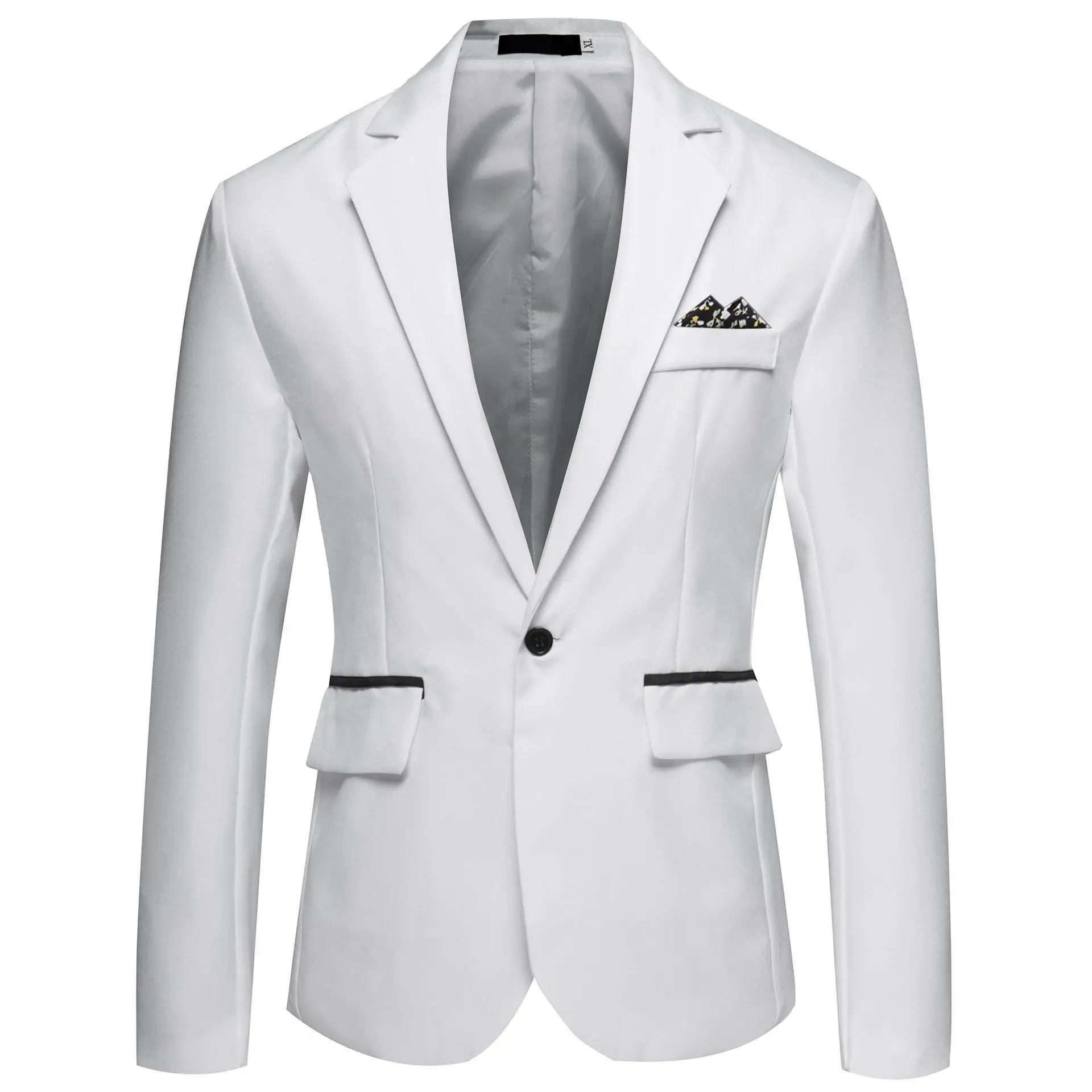 Men's Pink Solid Color Business Suit AliExpress Large - Image 11