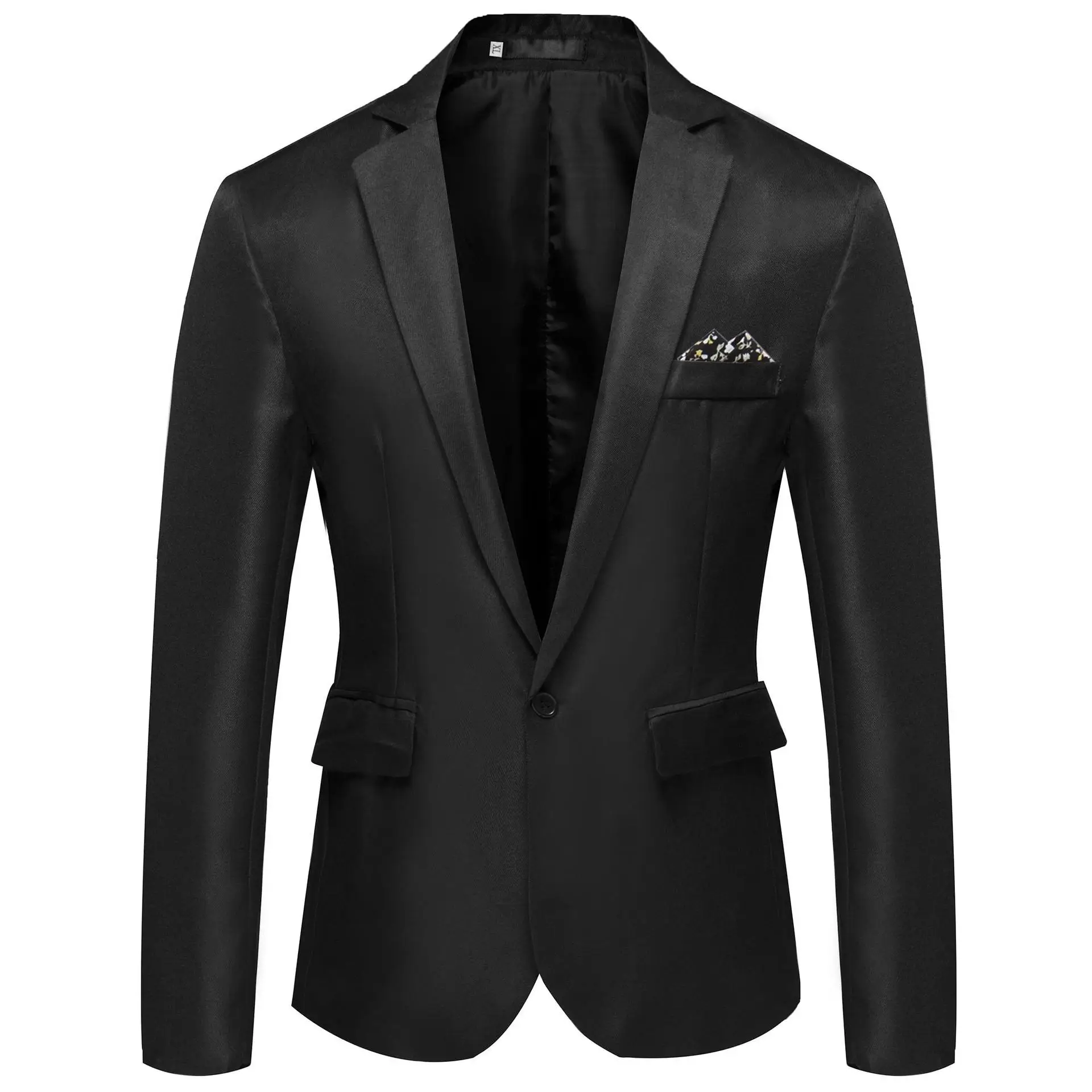 Men's Pink Solid Color Business Suit AliExpress Large — feature 12