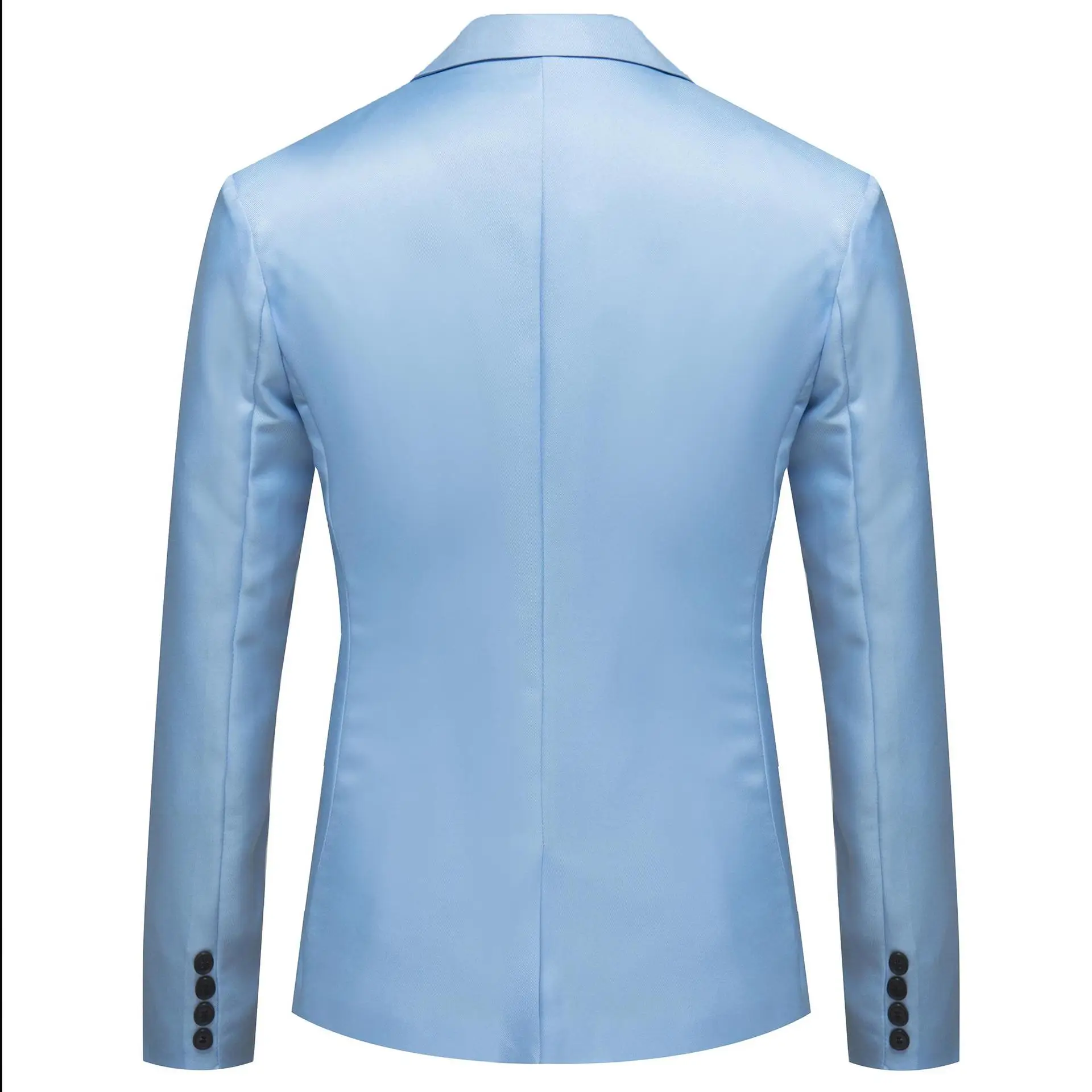 Men's Pink Solid Color Business Suit AliExpress Large — feature 15
