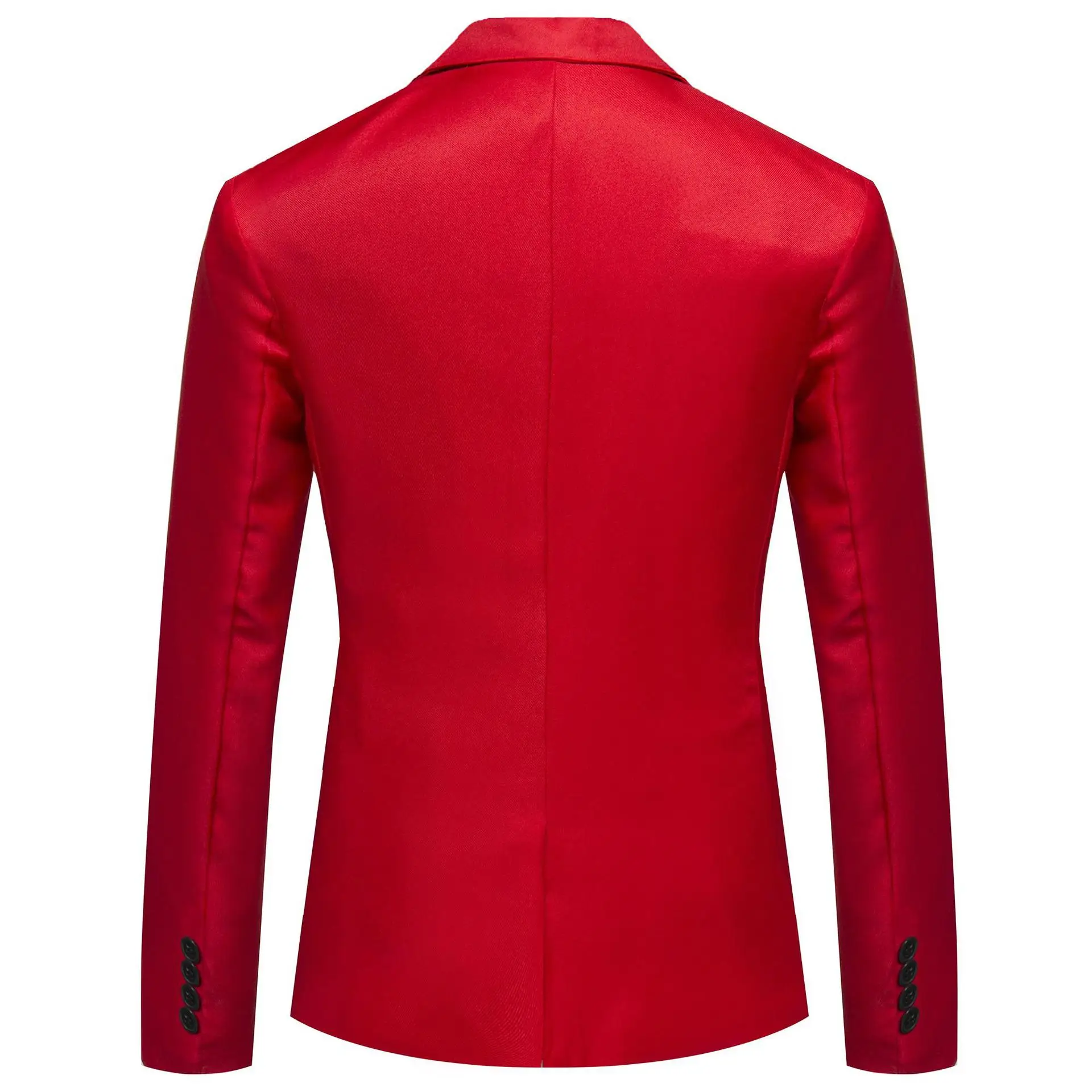 Men's Pink Solid Color Business Suit AliExpress Large — feature 9