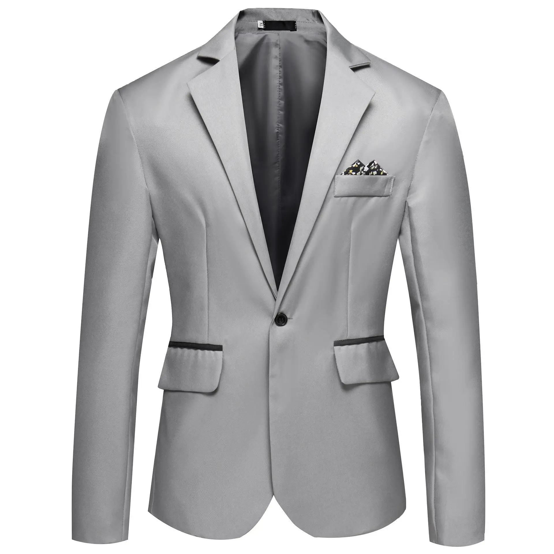 Men's Pink Solid Color Business Suit AliExpress Large - Image 3