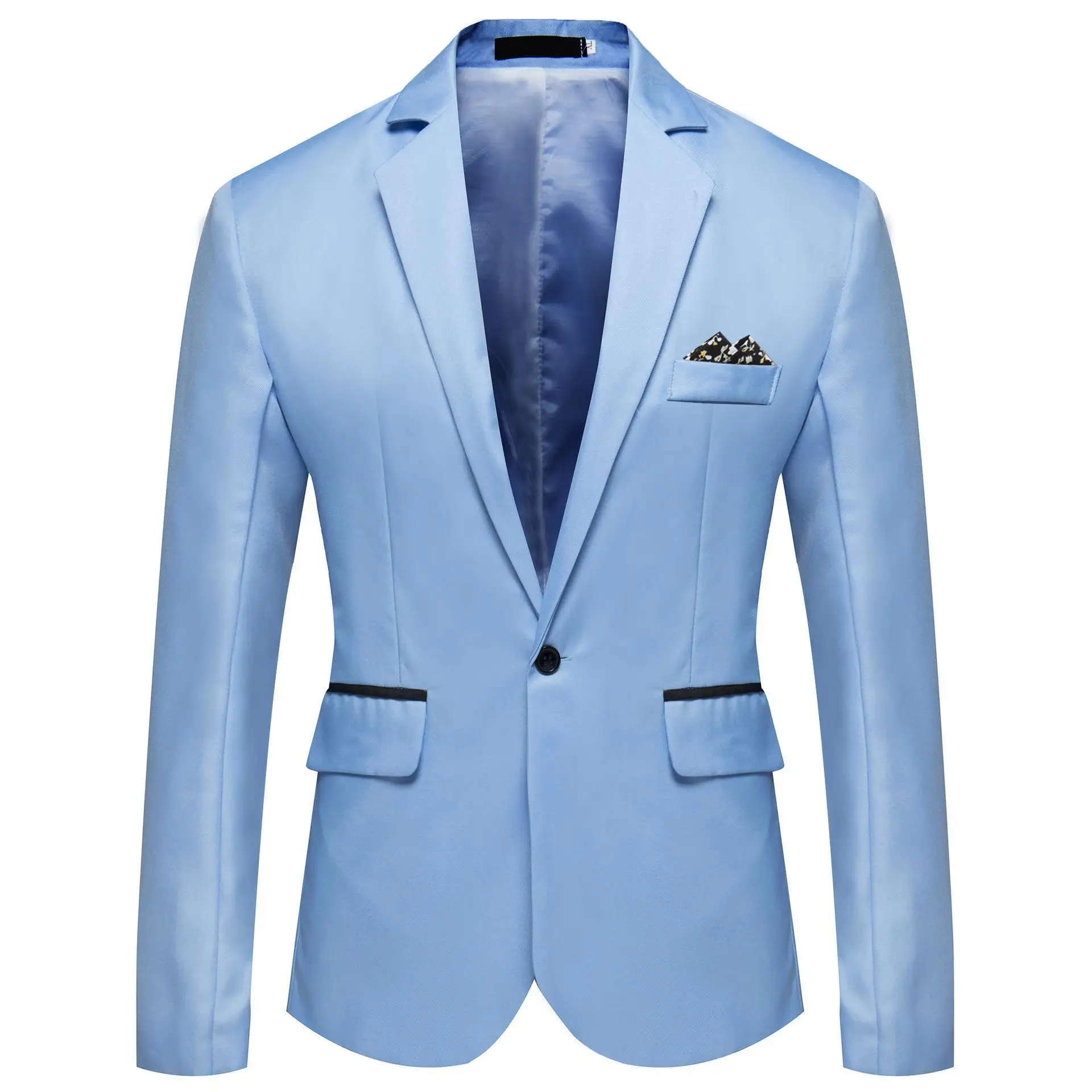 Men's Pink Solid Color Business Suit AliExpress Large - Image 6