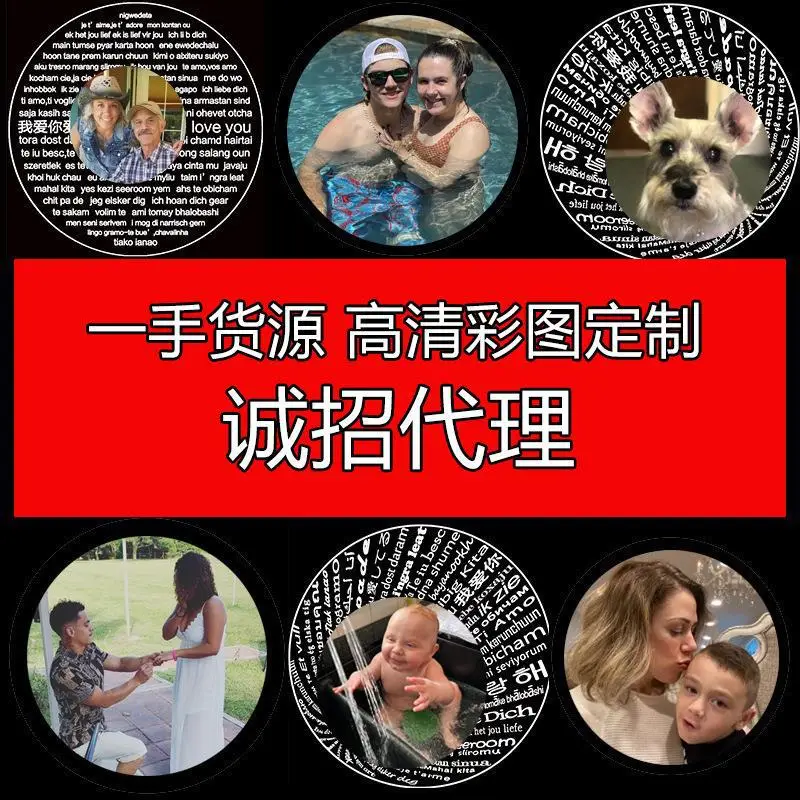100 Languages Projection Nano Color Picture Customization Necklace - Image 4