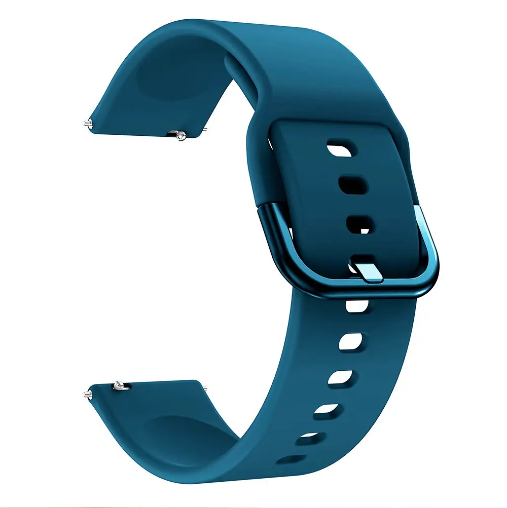 Yellow Silicone Smart Watch Strap for Samsung Watch4/5 & Huawei Gt3/4 - Image 9