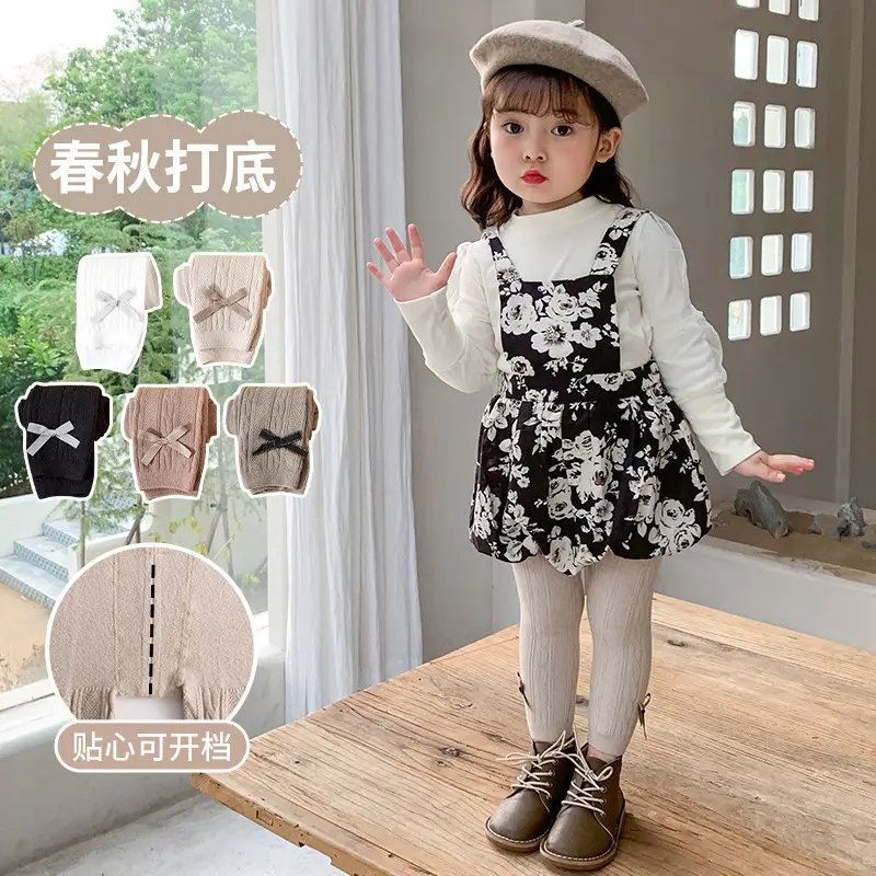 Girls Cotton Leggings Winter Warm Western Style - Image 8