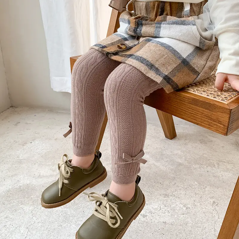 Girls Cotton Leggings Winter Warm Western Style - Image 4