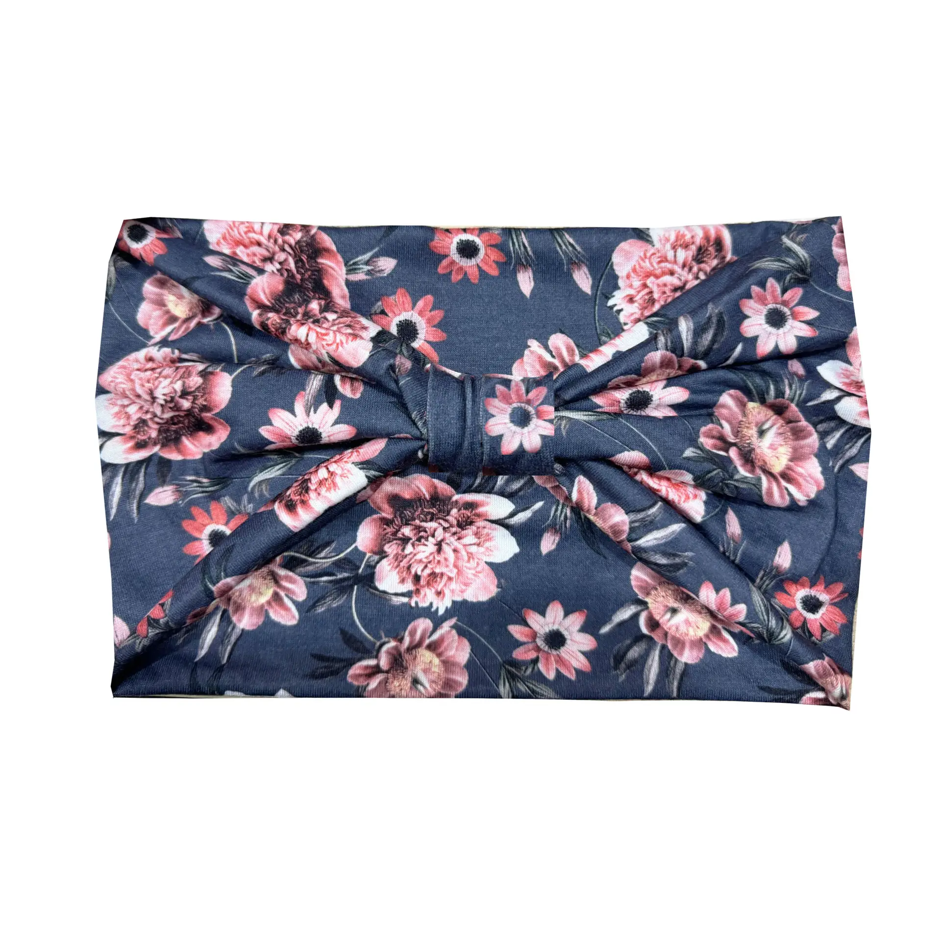 European American Women's African Print Hair Band Wide Edge Elastic Knot Sports Yoga Headband - Image 110