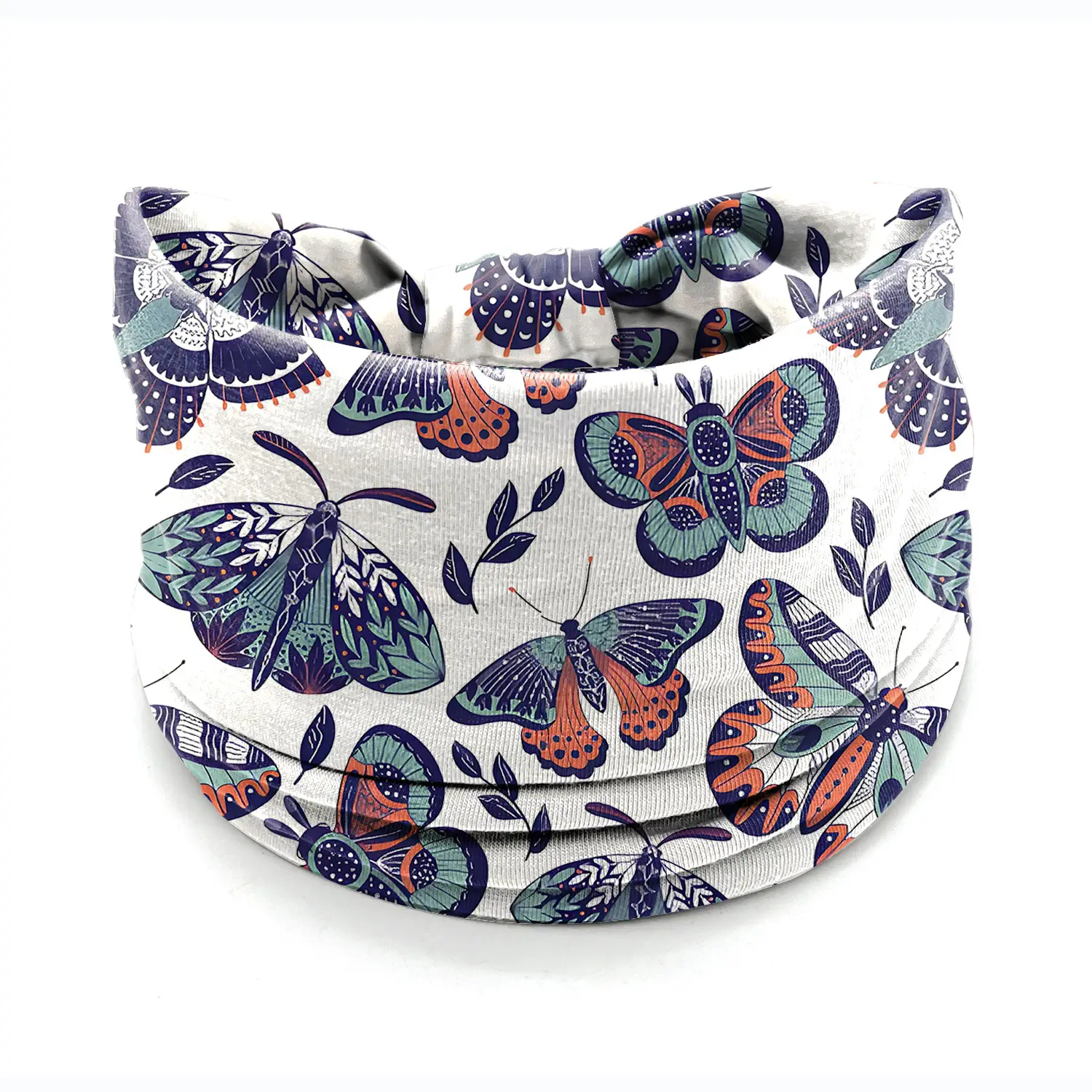 European American Women's African Print Hair Band Wide Edge Elastic Knot Sports Yoga Headband - Image 139