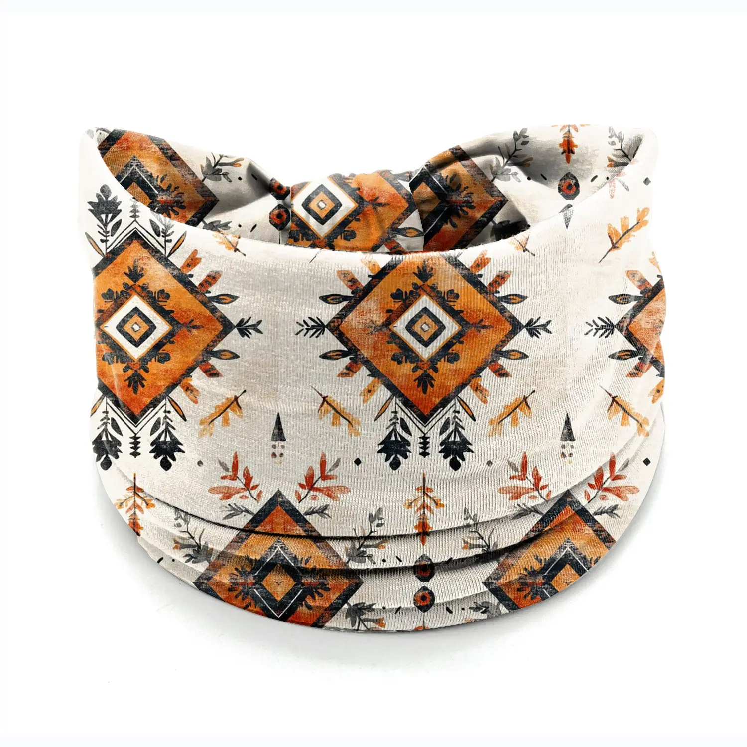European American Women's African Print Hair Band Wide Edge Elastic Knot Sports Yoga Headband - Image 144