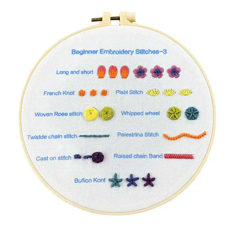 Beginner Embroidery Stitch Kit for Novices - Image 15