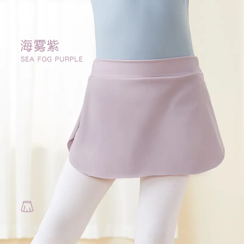 Women's Ruffled Dance Skirt Light Blue Side Split - Image 5