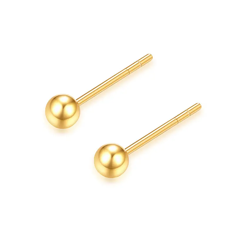 925 Sterling Silver Small Ball Earrings for Women - Image 7