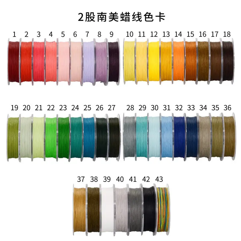 Extremely Fine 0.2 Wax Line Braided Rope Gold Ring Winding Line - Image 44