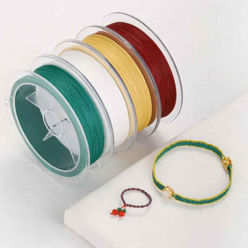 Extremely Fine 0.2 Wax Line Braided Rope Gold Ring Winding Line - Image 45