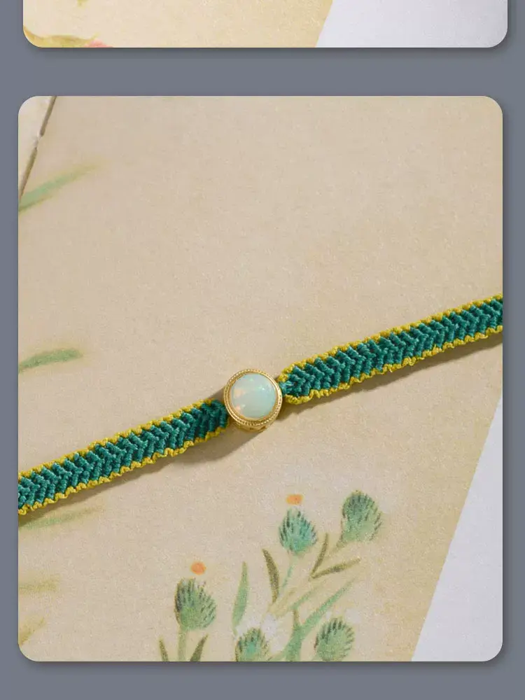 Extremely Fine 0.2 Wax Line Braided Rope Gold Ring Winding Line — feature 8
