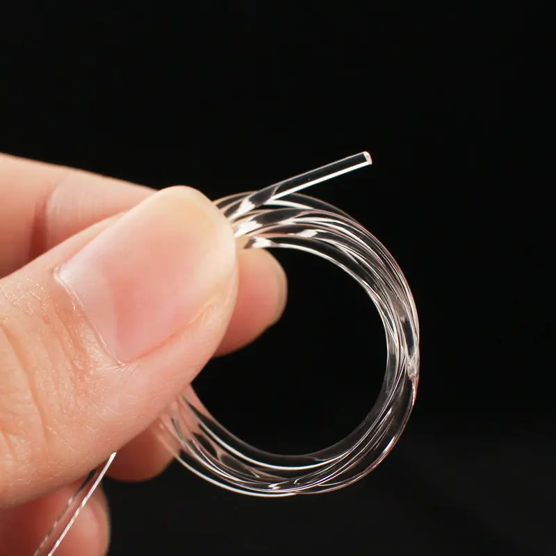 Transparent Beaded String Bracelet with Bow - Image 10