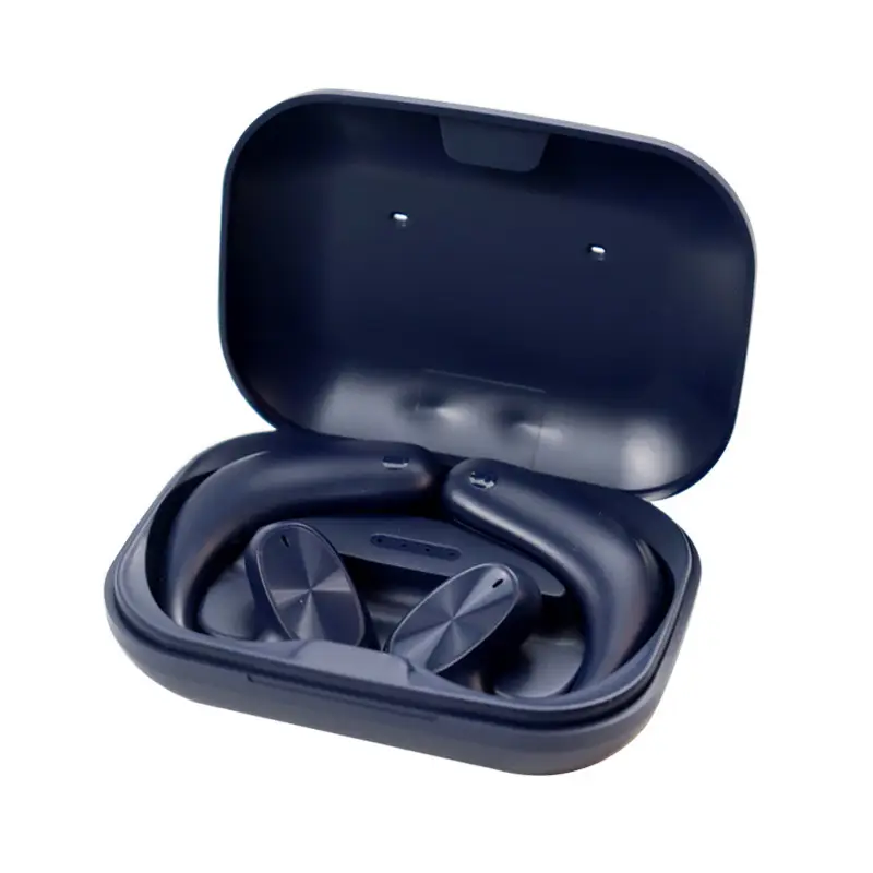 Cross-Body Wireless Bluetooth Headset with Charging Case - Image 4
