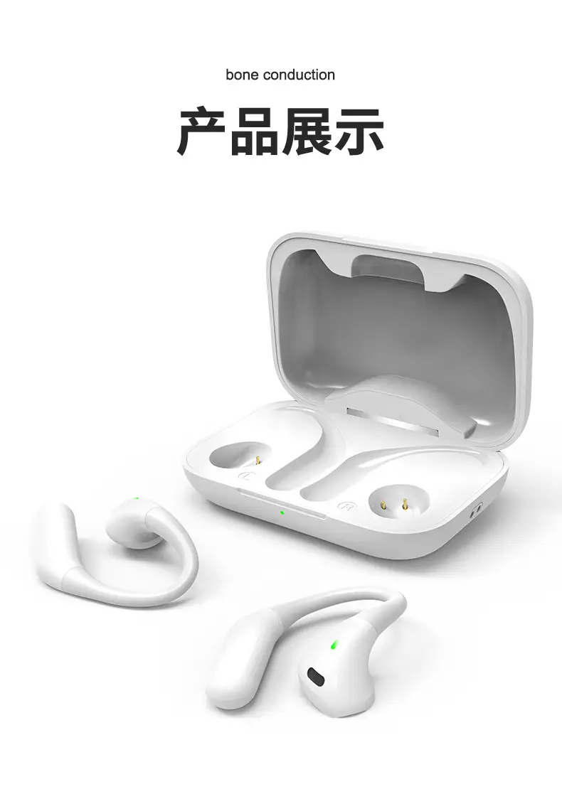 Cross-Body Wireless Bluetooth Headset with Charging Case - Image 7