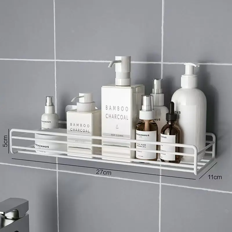 No-Drill Wall-Mounted Bathroom Storage Rack - Image 10