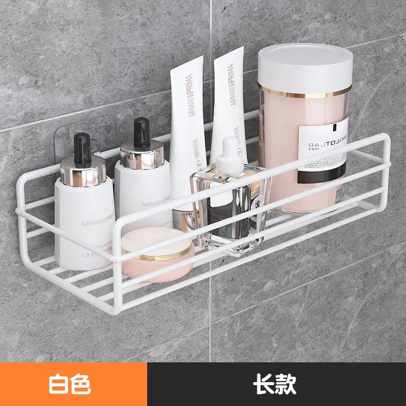 No-Drill Wall-Mounted Bathroom Storage Rack - Image 4