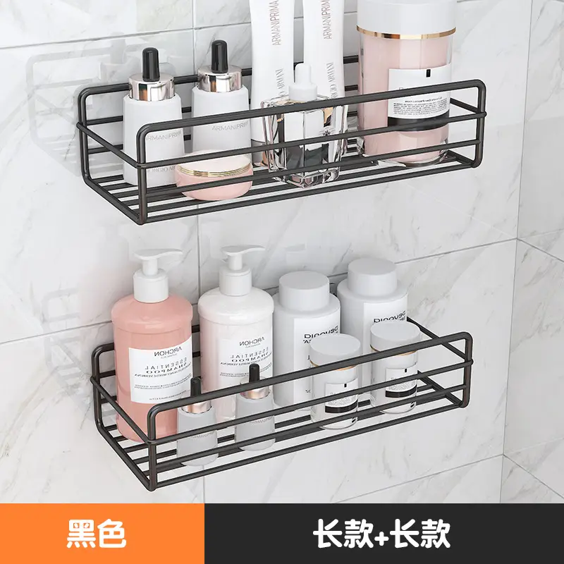 No-Drill Wall-Mounted Bathroom Storage Rack - Image 5