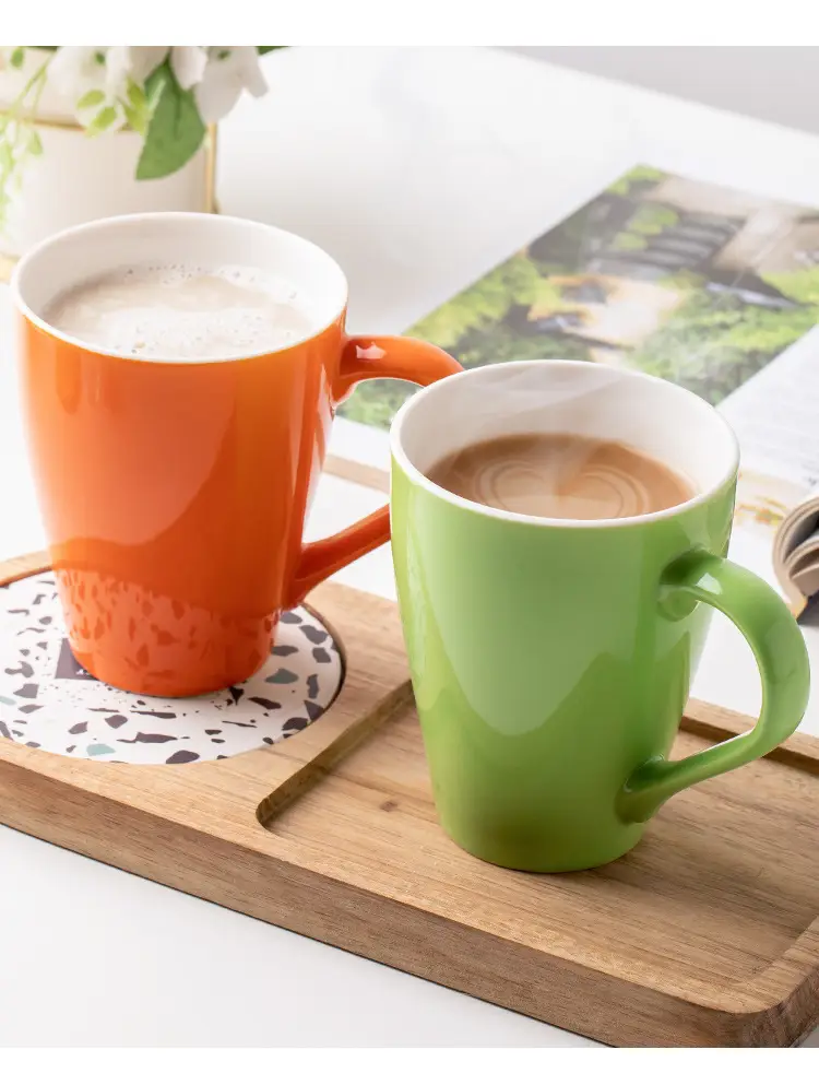 Green Ceramic Couple Mug 350ml — feature 9
