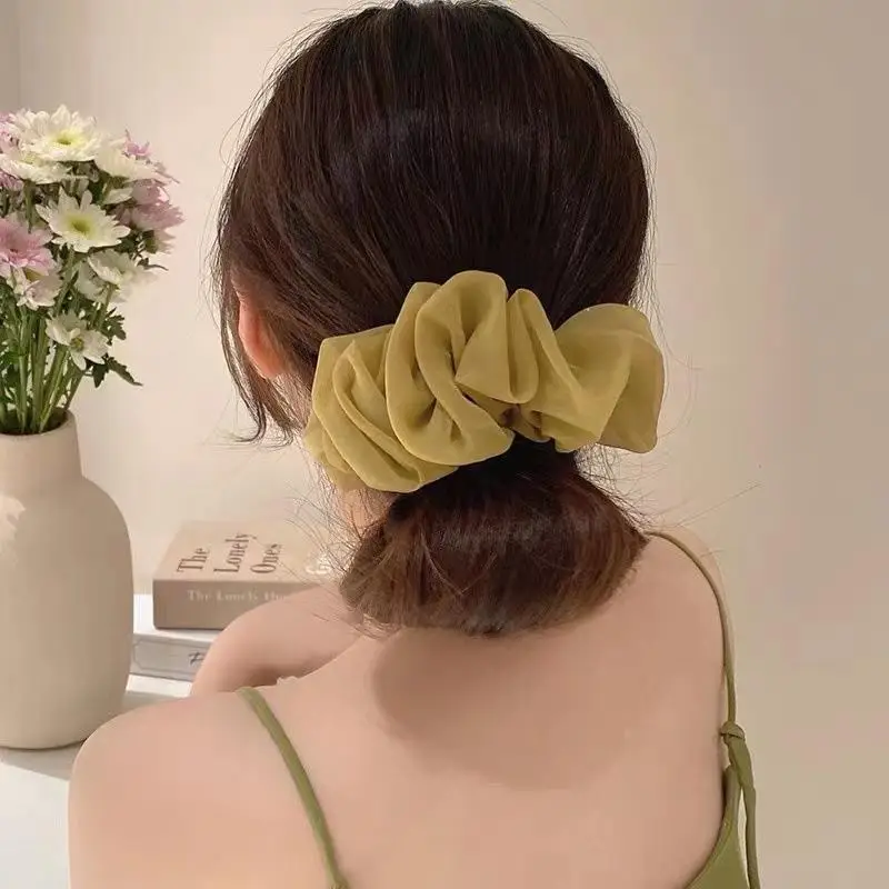 Korean-style Mesh Hairpin Women Large Spring Clip - Image 4