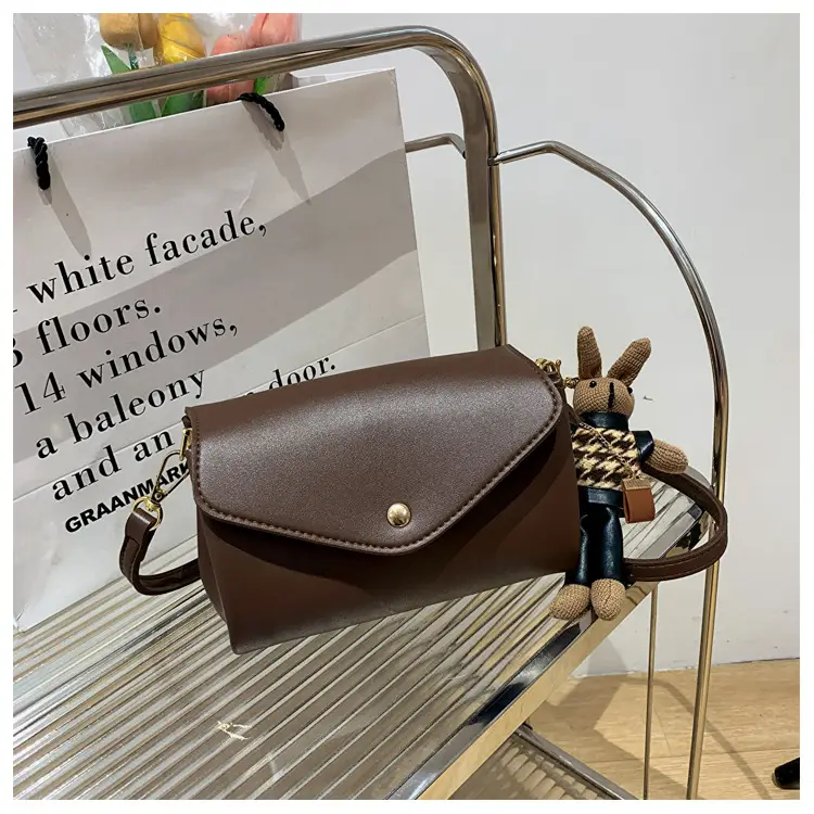 Bags for Women 2022 Autumn and Winter New Versatile Fashionable Cylindrical Bag Multi-Layered Large Capacity Single Shoulder Crossbody Simple Casual - Image 2